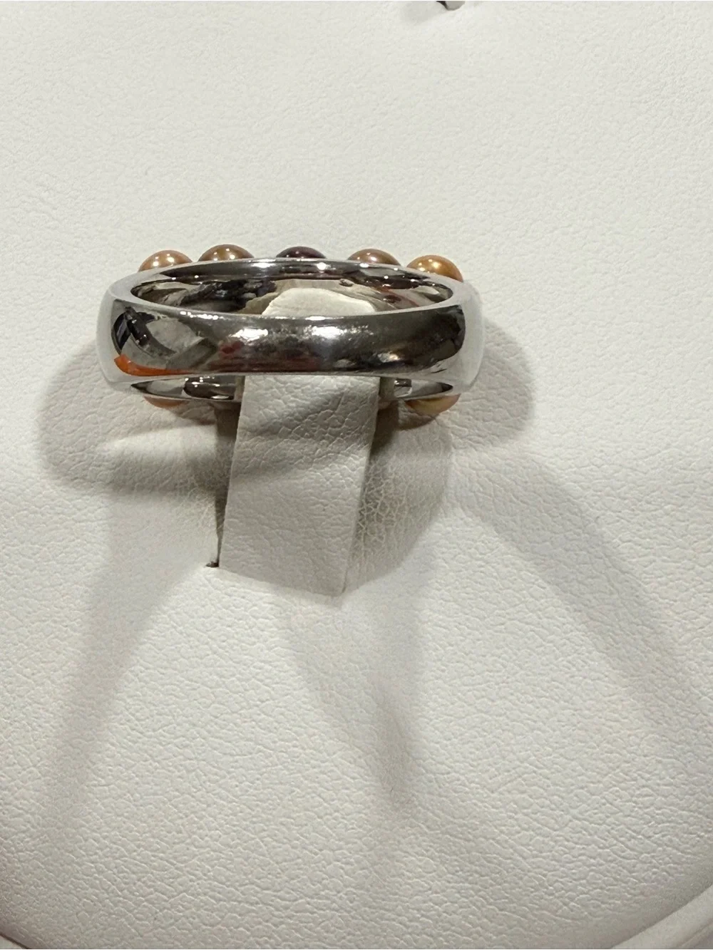 Honora Cultured Freshwater shades of brown pearl ring